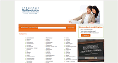 Desktop Screenshot of netrevolution.inforapide.com