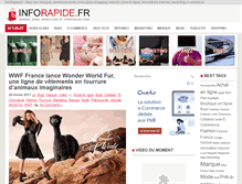 Tablet Screenshot of inforapide.fr